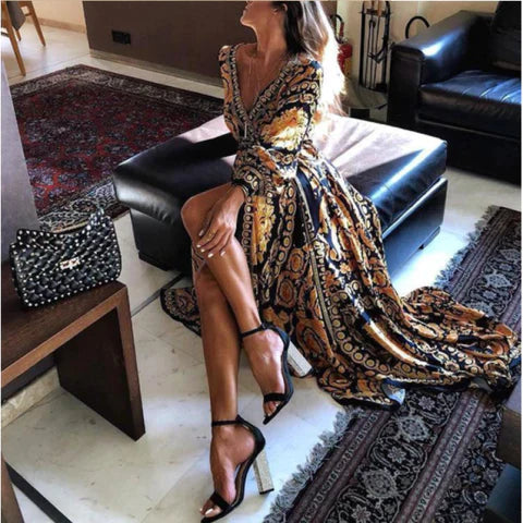 Isabella Conti | Riviera Bohemian Maxi Dress Luxe