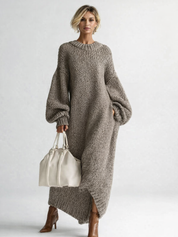 Arabella Scott | Oversized Chunky Knit Maxi Dress