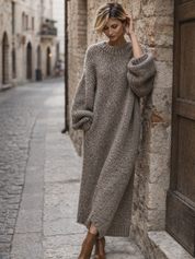 Arabella Scott | Oversized Chunky Knit Maxi Dress