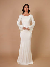 Arabella Sinclair | Elegant Satin Maxi Dress For Women
