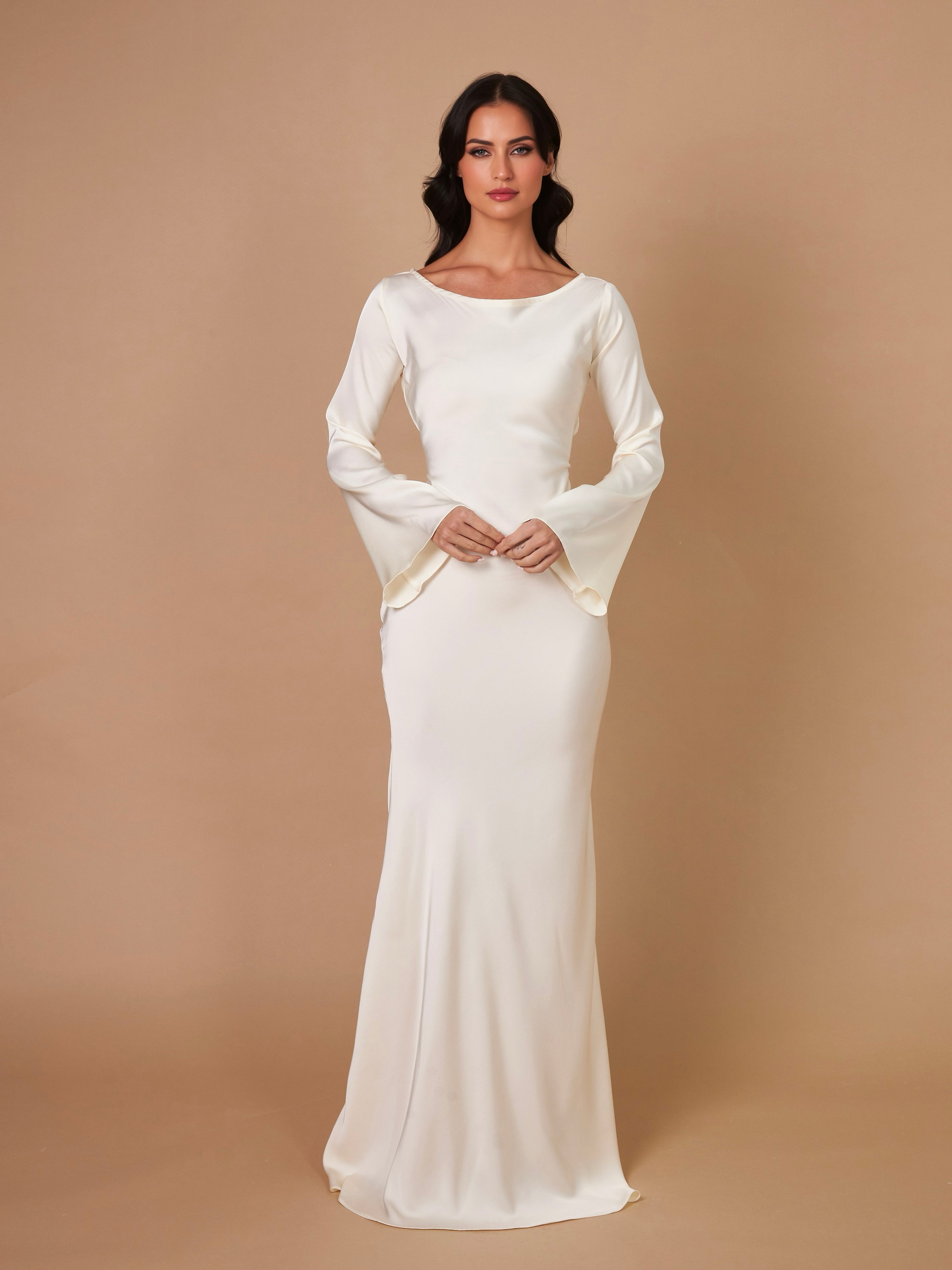Arabella Sinclair | Elegant Satin Maxi Dress For Women