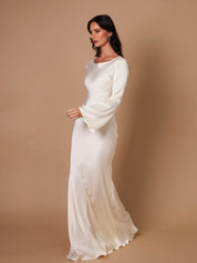 Arabella Sinclair | Elegant Satin Maxi Dress For Women