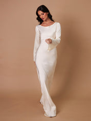 Arabella Sinclair | Elegant Satin Maxi Dress For Women