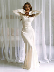 Arabella Sinclair | Elegant Satin Maxi Dress For Women