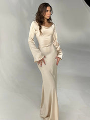 Arabella Sinclair | Elegant Satin Maxi Dress For Women