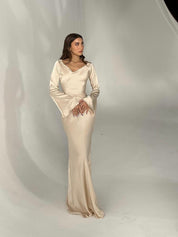 Arabella Sinclair | Elegant Satin Maxi Dress For Women