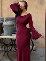 Arabella Sinclair | Elegant Satin Maxi Dress For Women