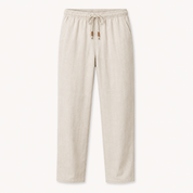 Leonardo Ashford | Relaxed Linen Drawstring Trousers