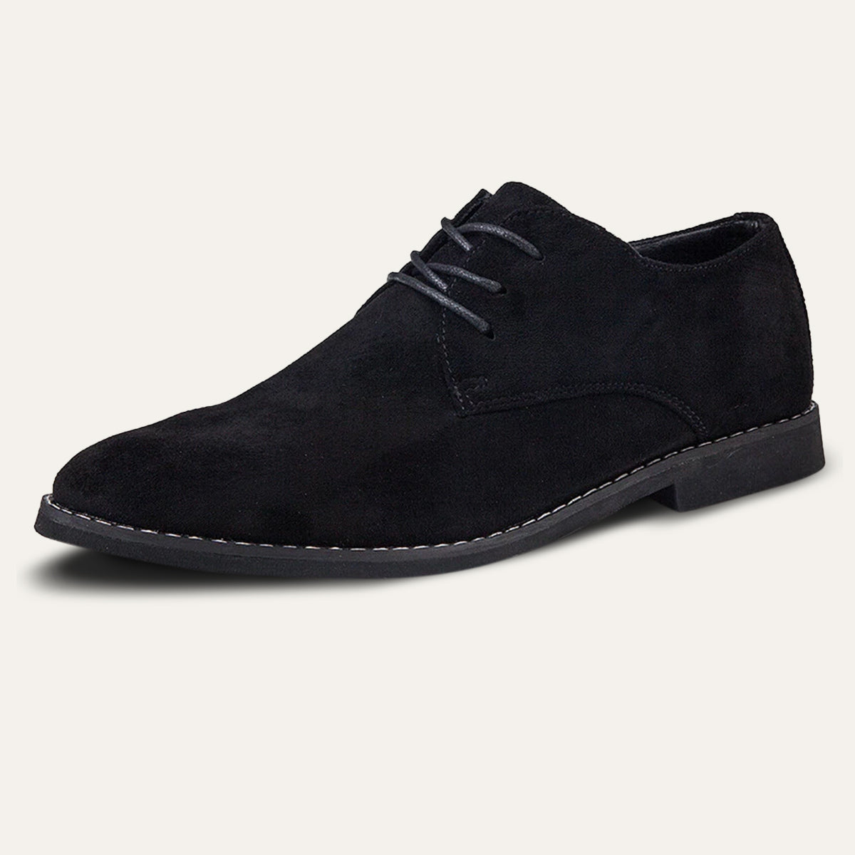 Bastian Renoire | Brown Suede Lace-Up Oxford Shoes for Men