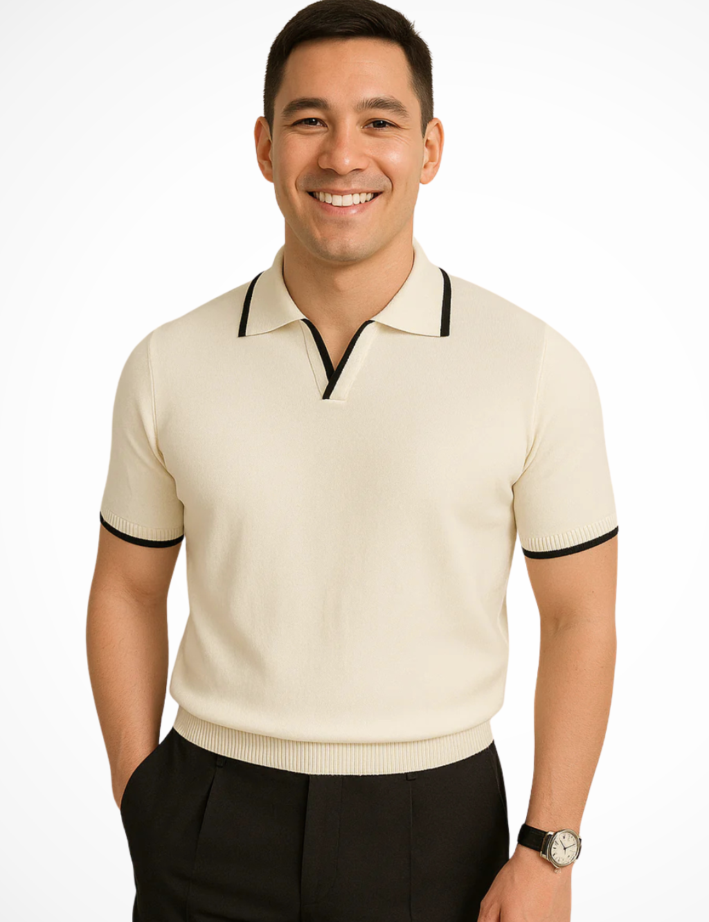 Lorenzo Bellini | Knitted Polo Shirt For Men