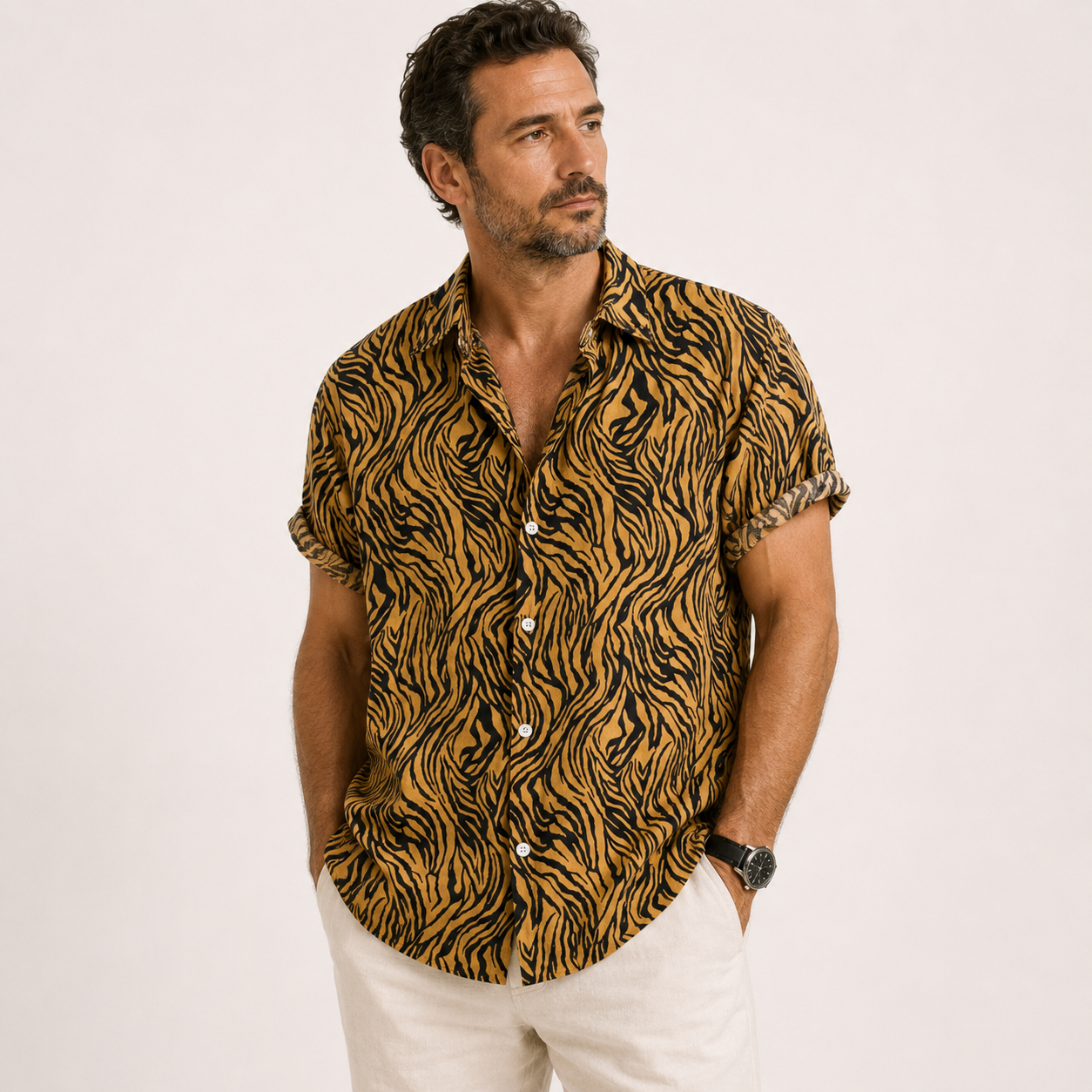 Luca_Bellini_Tiger_Print_Resort_Shirt_For_Men_model.png