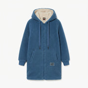 Lydia Clarke | Fleece Hooded Jacket With Drawstring Hood