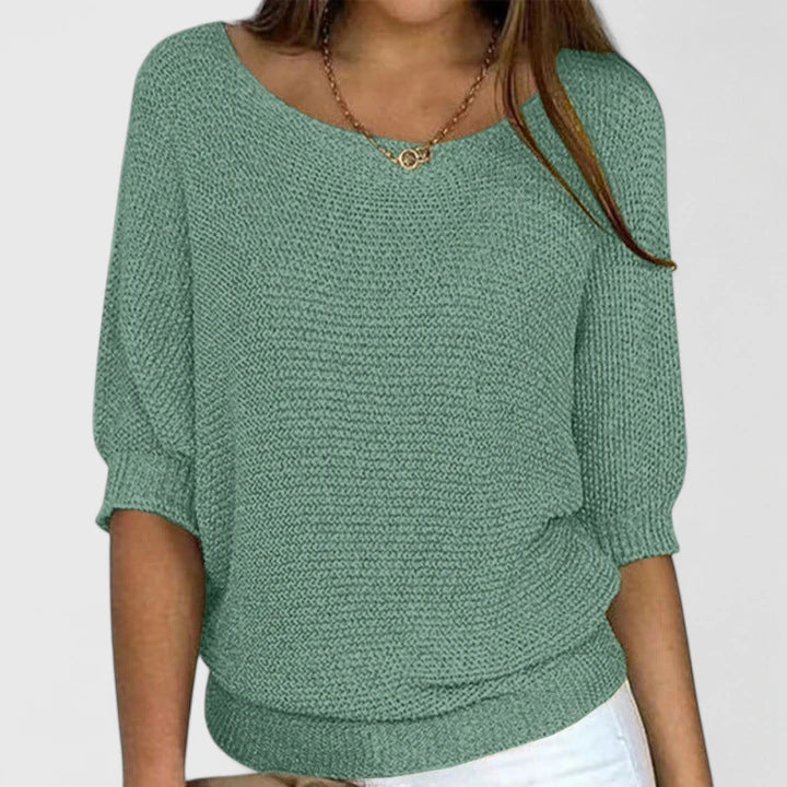 Alice Baker | Relaxed Batwing Knit Sweater