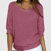 Alice Baker | Relaxed Batwing Knit Sweater
