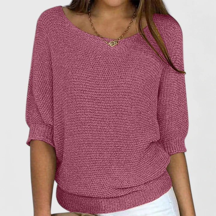 Alice Baker | Relaxed Batwing Knit Sweater