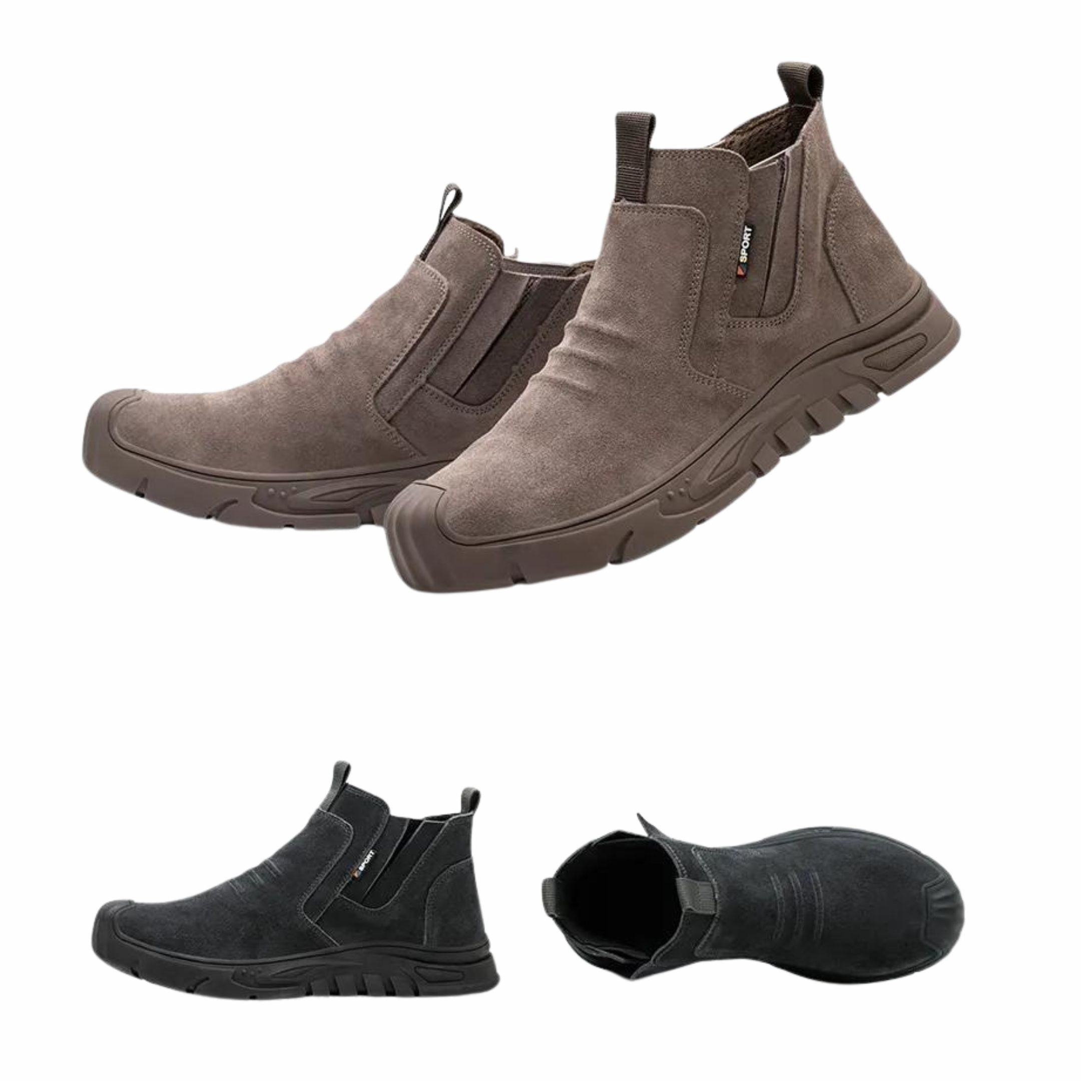 Marco Bellini | Suede Chelsea Boots For Men