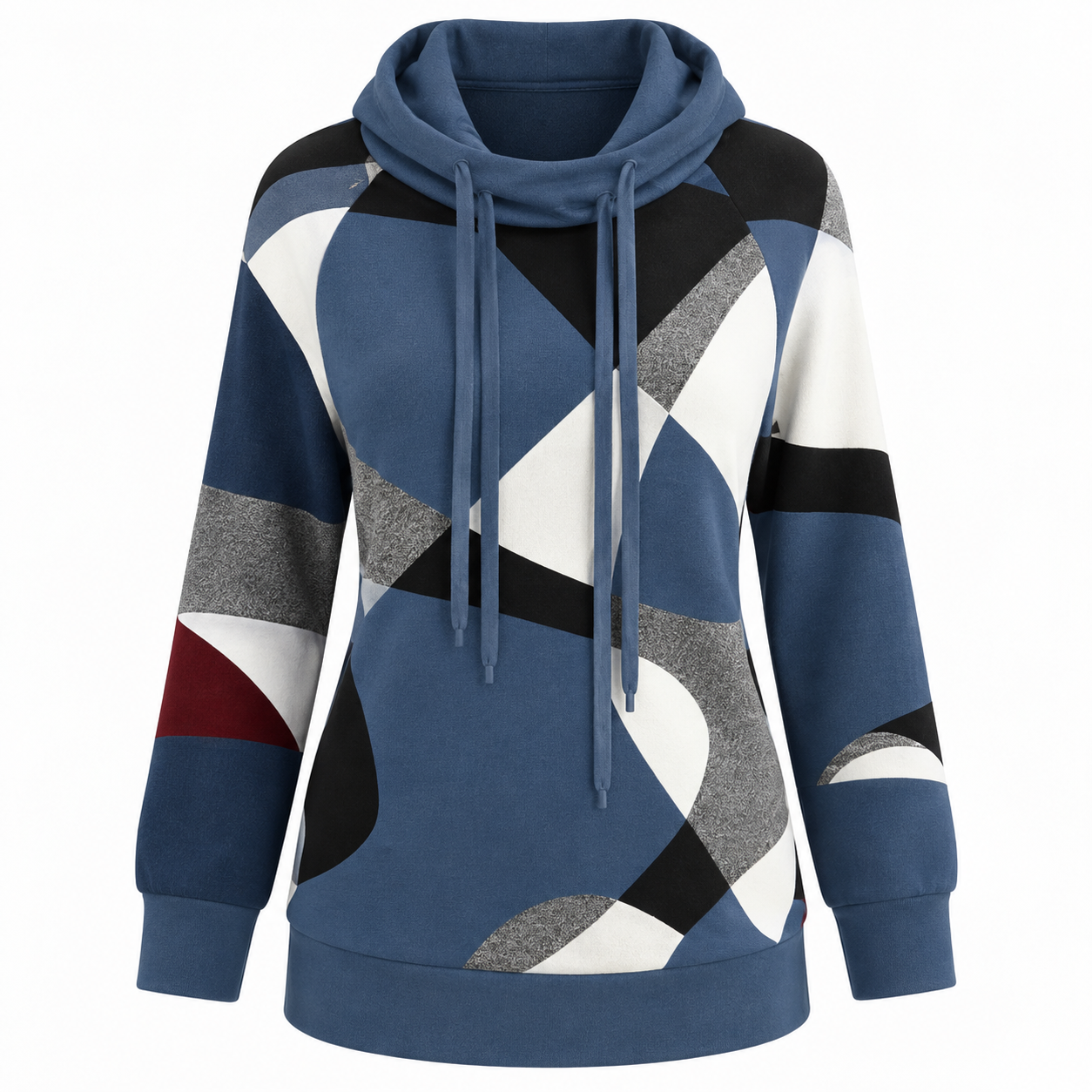 Marina Ashwell | Colour Block Cowl Neck Sweater