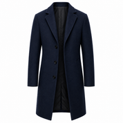 Matilda Harrison | Navy Tailored Longline Overcoat