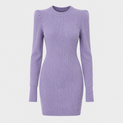 Matilda Robinson | Knitted Round Neck Sweater Dress