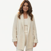 Matilda Sherwood | Ribbed Knit Cardigan With Pockets