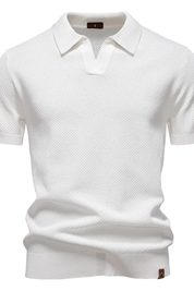 Matteo Bellini | Textured Polo Shirt For Men