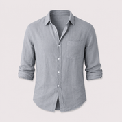 Julian Ashcroft | Premium Linen Long Sleeve Shirt for Men