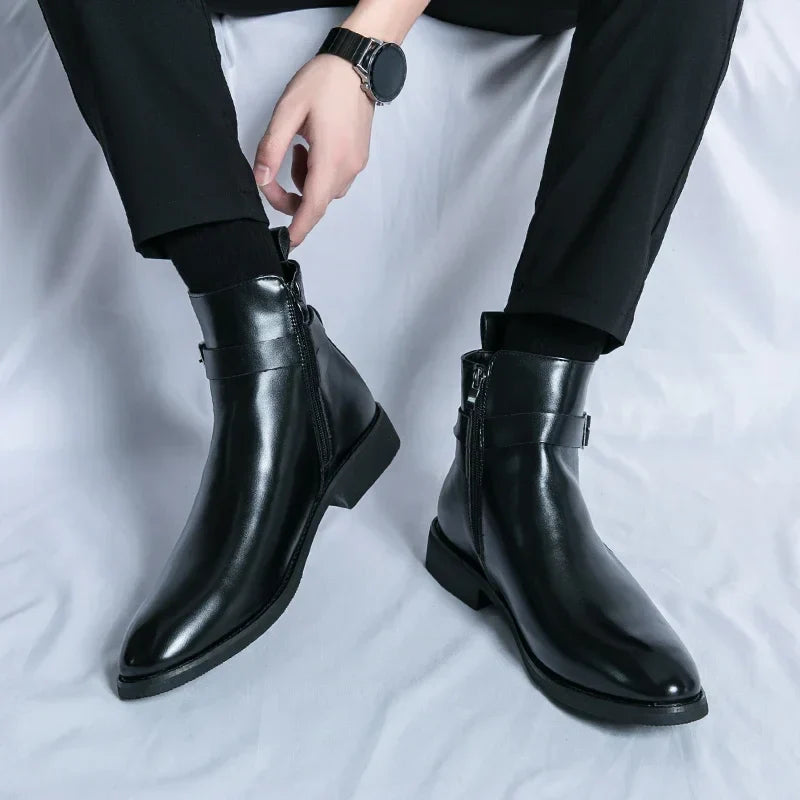 Francesco D’Amico | Roma Executive Leather Boots Luxe