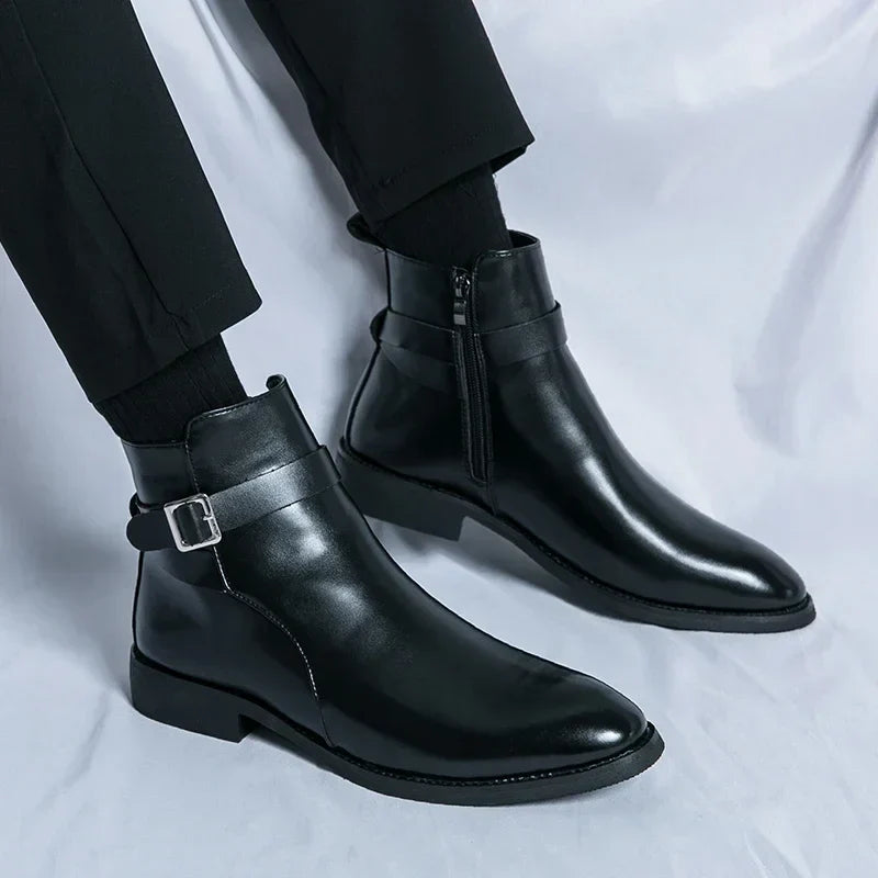 Francesco D’Amico | Roma Executive Leather Boots Luxe