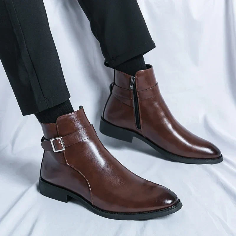 Francesco D’Amico | Roma Executive Leather Boots Luxe