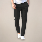 Andrea Costa | Capri Linen Slim Trousers Luxe