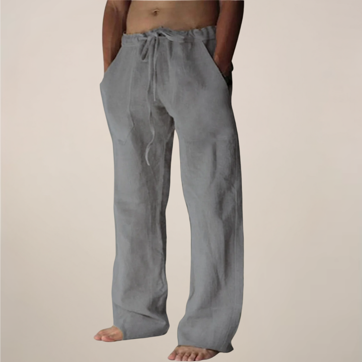 Marco Bellini | Capri Linen Relaxed Trousers Luxe