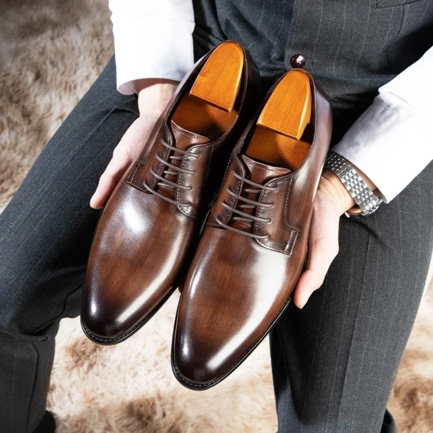 Giovanni Ricci | Classic Leather Dress Shoes For Men