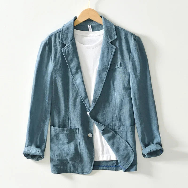 Lorenzo Vitale | Capri Linen Tailored Blazer Luxe