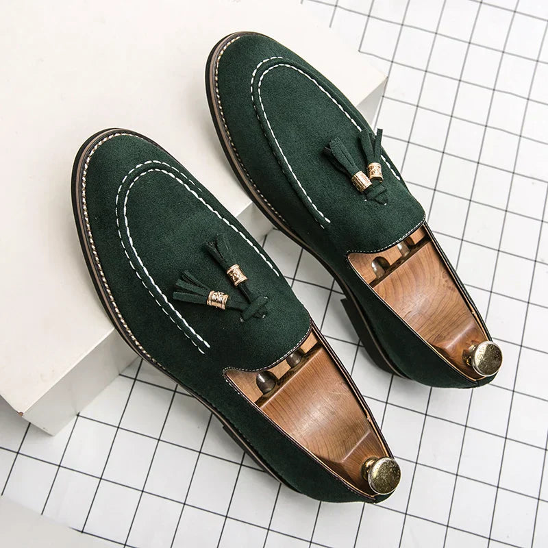 Alessandro Vieri | Suede Tassel Luxe Loafers