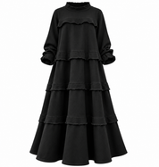 Meredith Ashwood | Tiered Ruffle Midi Dress