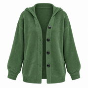 Morag Buchanan | Hooded Ribbed Knit Cardigan