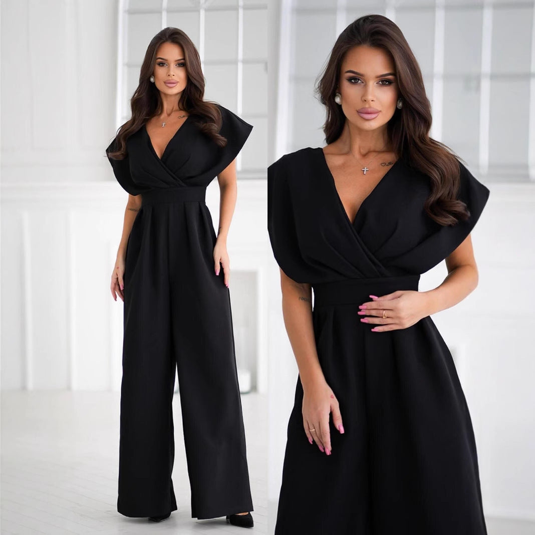Sophia Bellini | Elegant Wide Leg Jumpsuit For Women