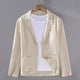 Crispin Vaudelair | Lightweight Linen Blazer in Cream