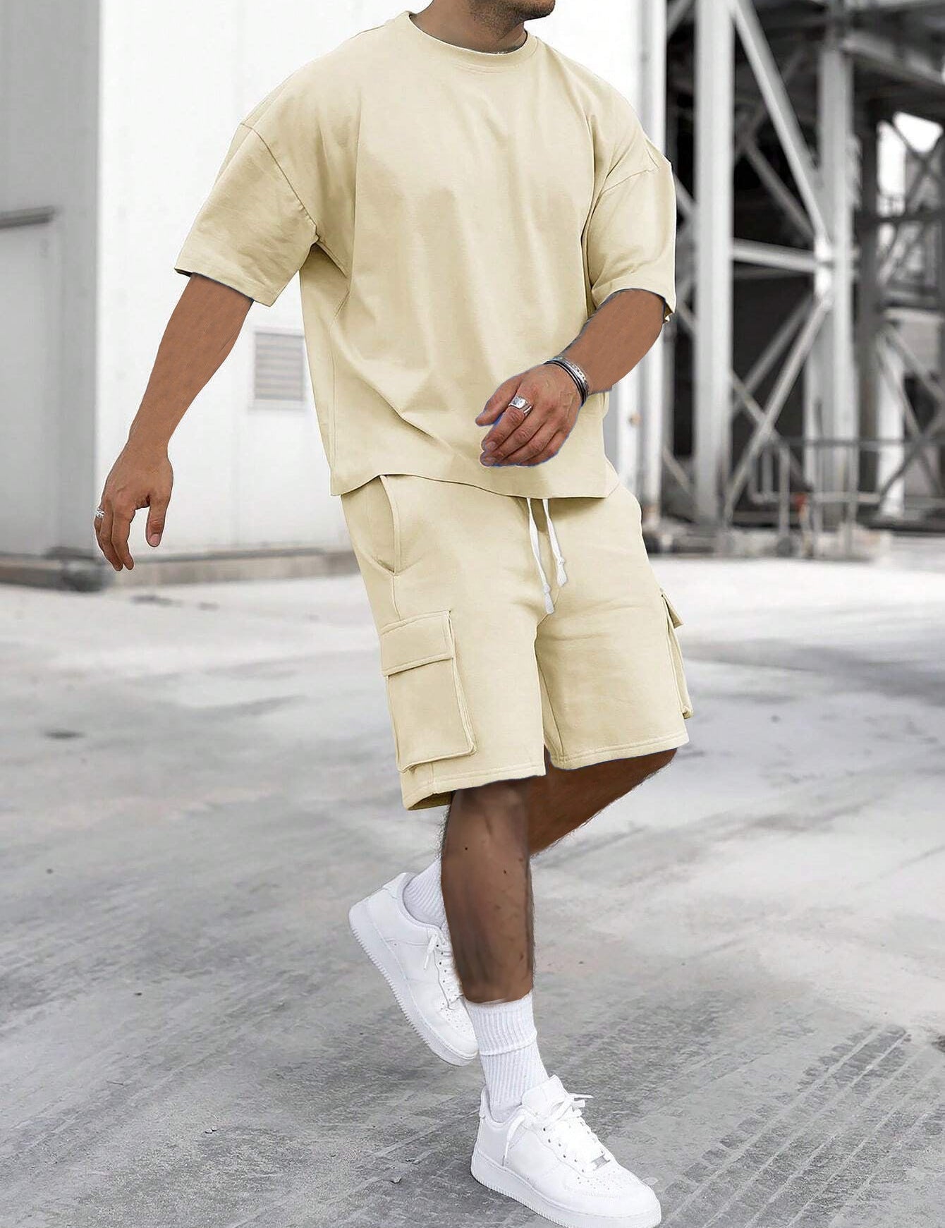 Marco Bellini | Relaxed Cargo Lounge Set For Men