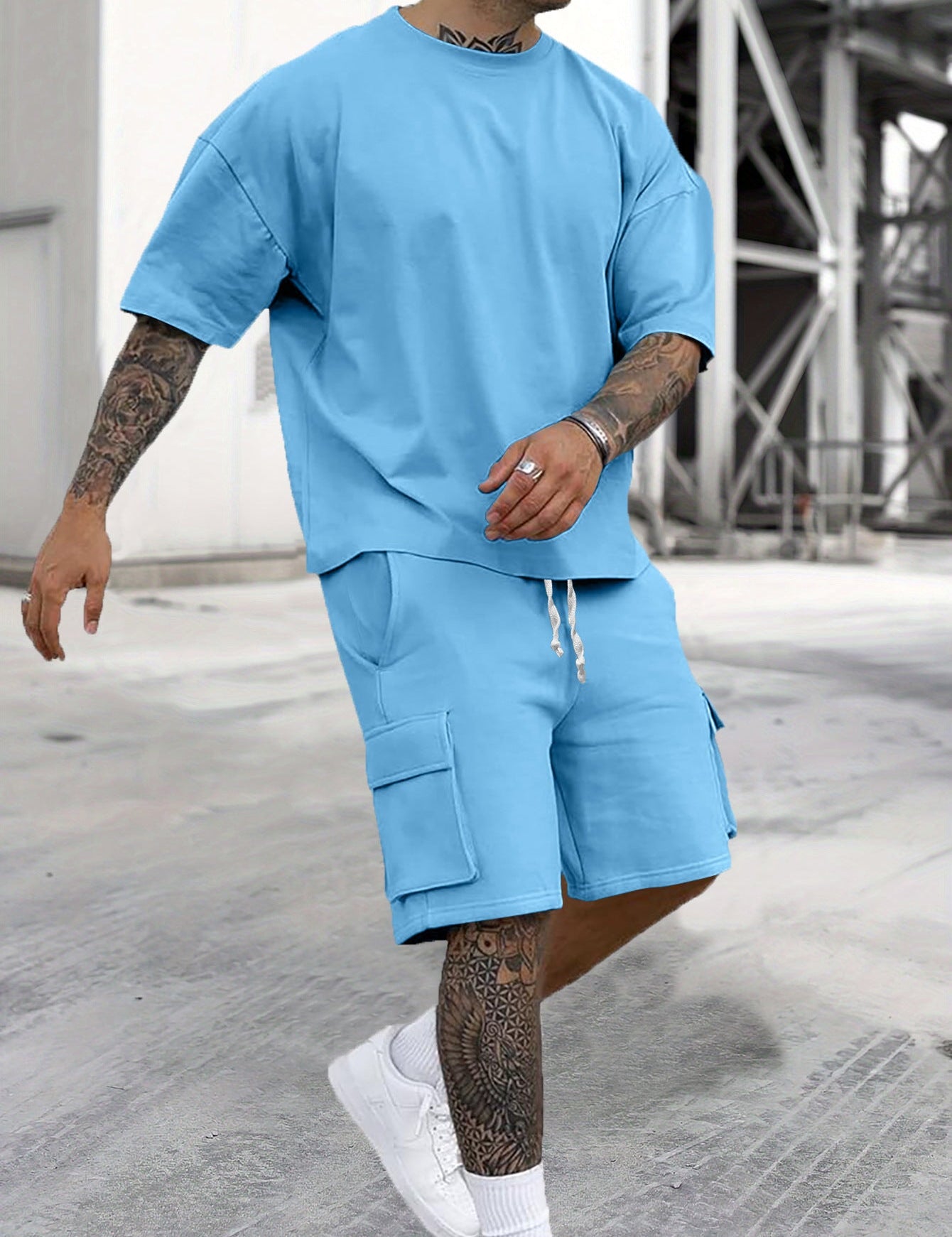 Marco Bellini | Relaxed Cargo Lounge Set For Men