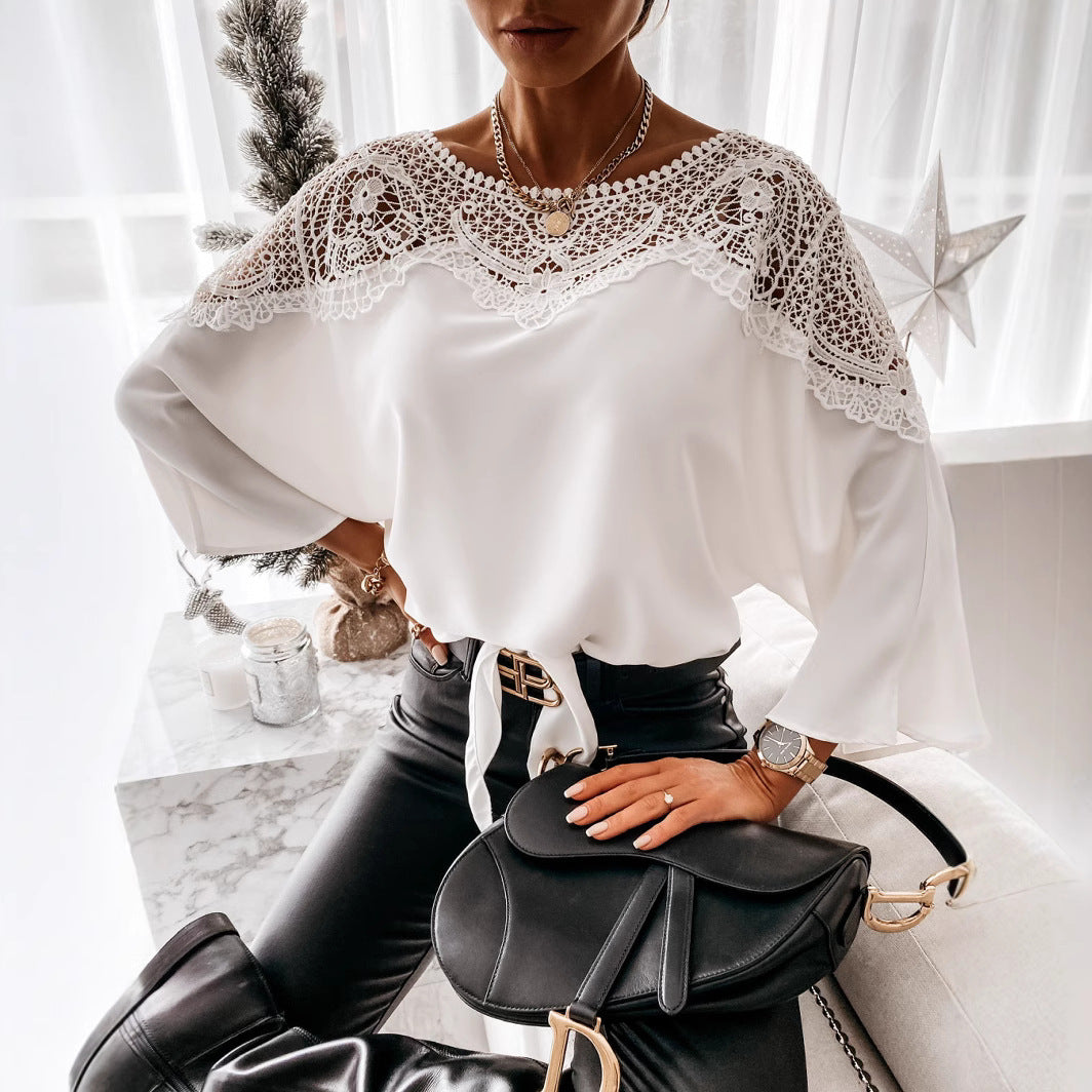 Candice Holloway | Lace Detail Blouse For Women