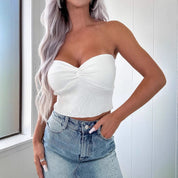Scarlett Bellini | Jupe longue en denim délavé pour femme