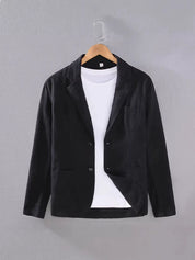 Crispin Vaudelair | Lightweight Linen Blazer in Cream