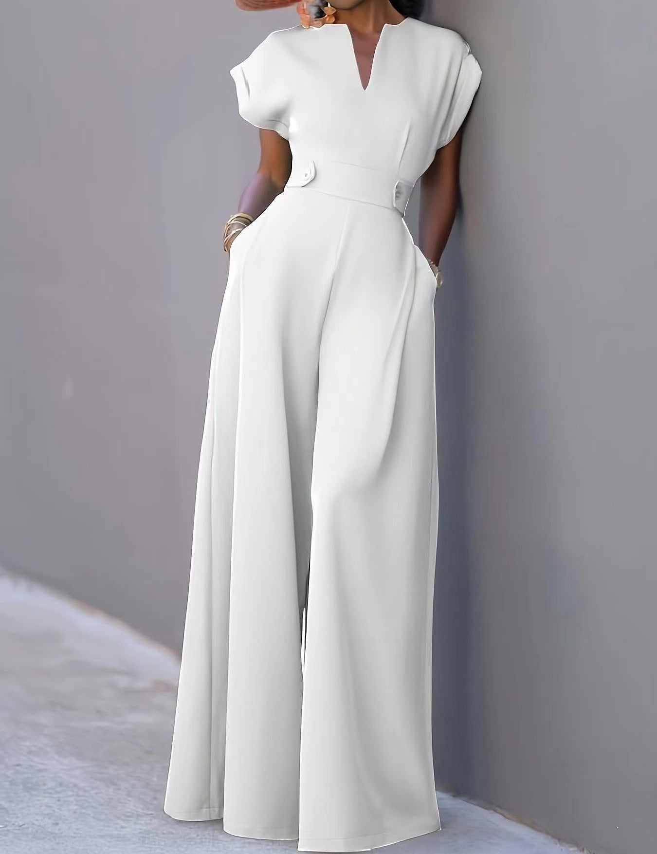 Vivienne Laurent | Elegant Wide Leg Jumpsuit For Women