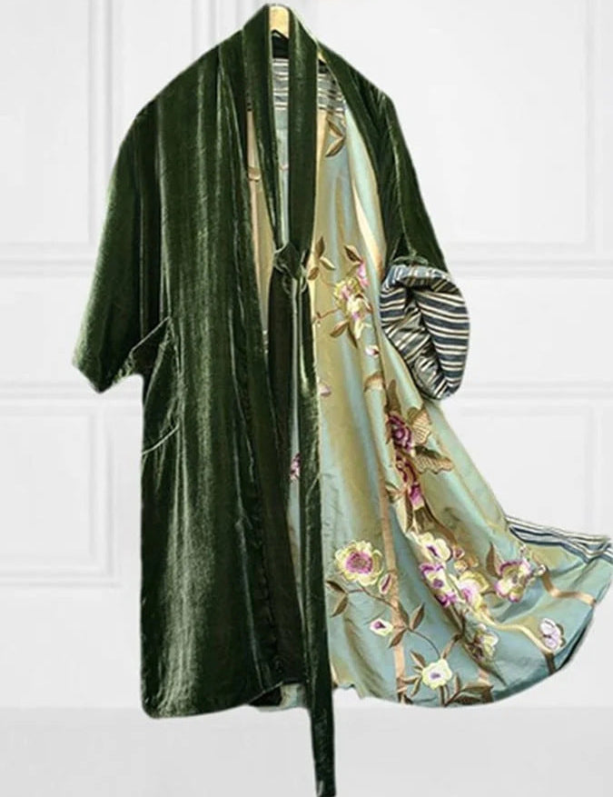 Anastasia Bellini | Luxury Floral Kimono Cardigan For Women