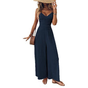 Sienna Beaumont | Textured Wide-Leg Jumpsuit For Women