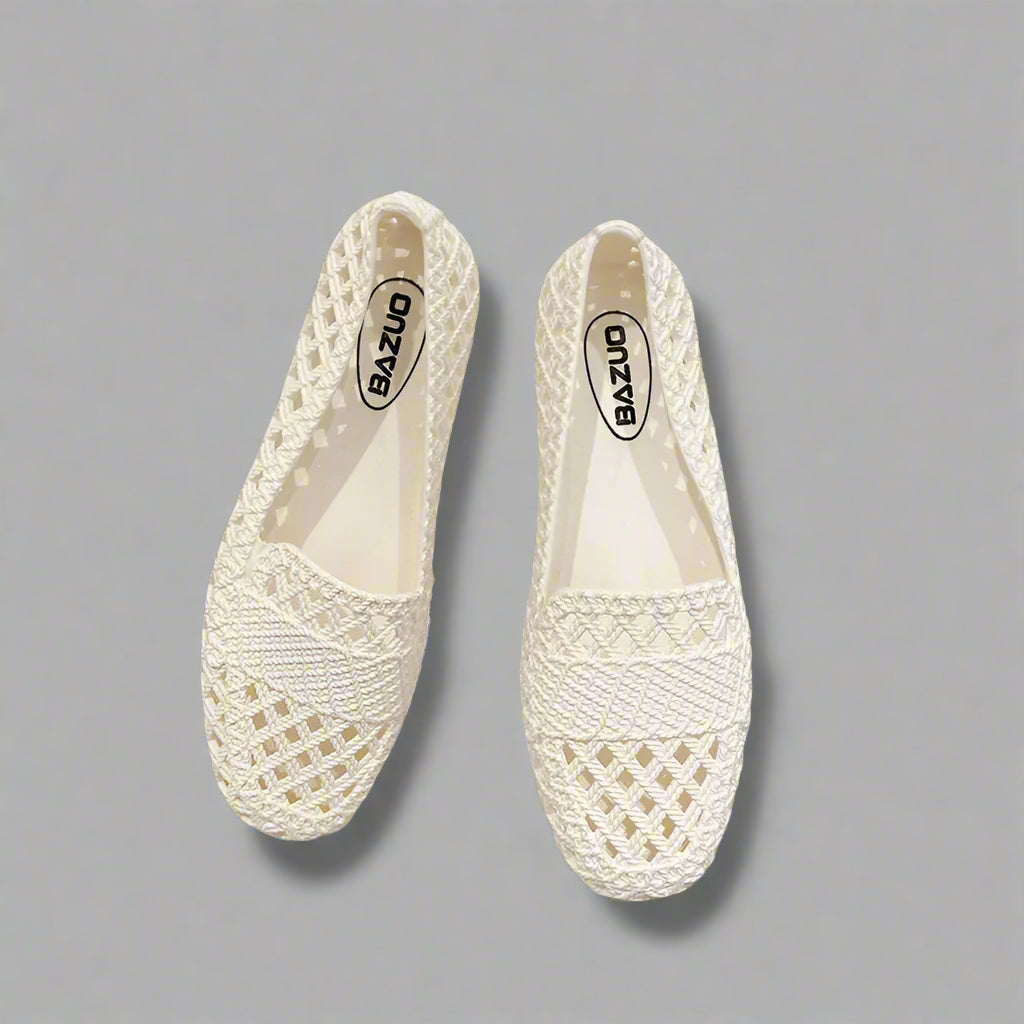 Monica Ayers | Breathable Woven Flats For Women