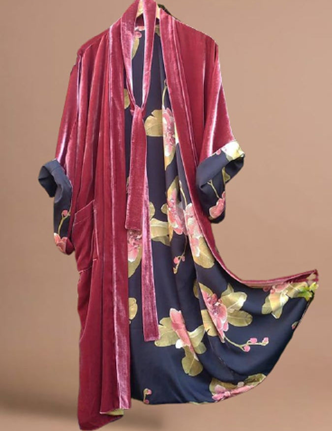 Anastasia Bellini | Luxury Floral Kimono Cardigan For Women
