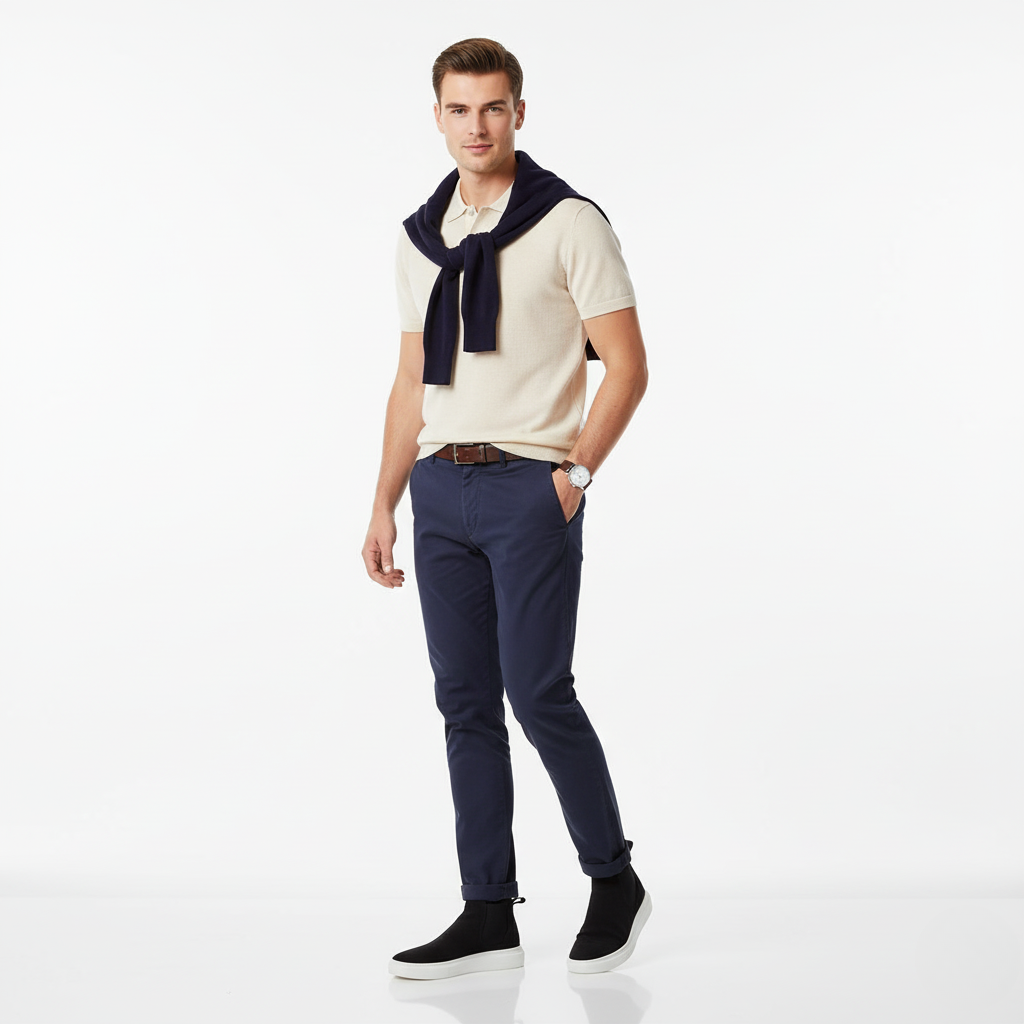 Luca Moretti | Leather Chelsea Boots For Men