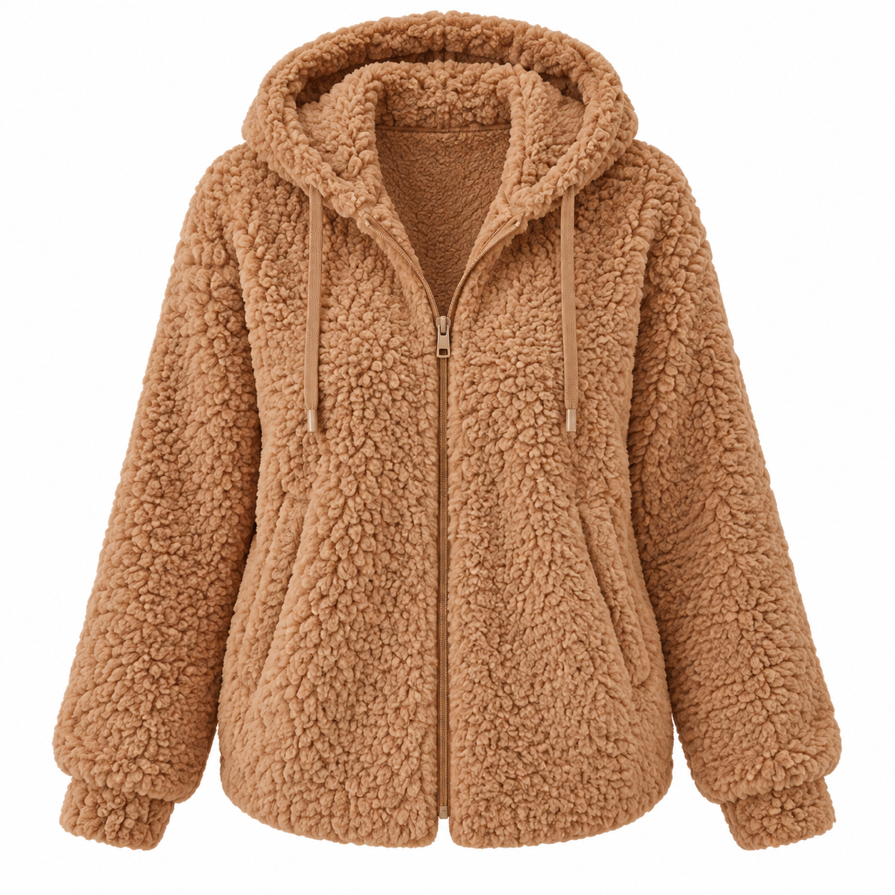 Ottoline Fairbanks | Teddy Faux Fur Hooded Jacket